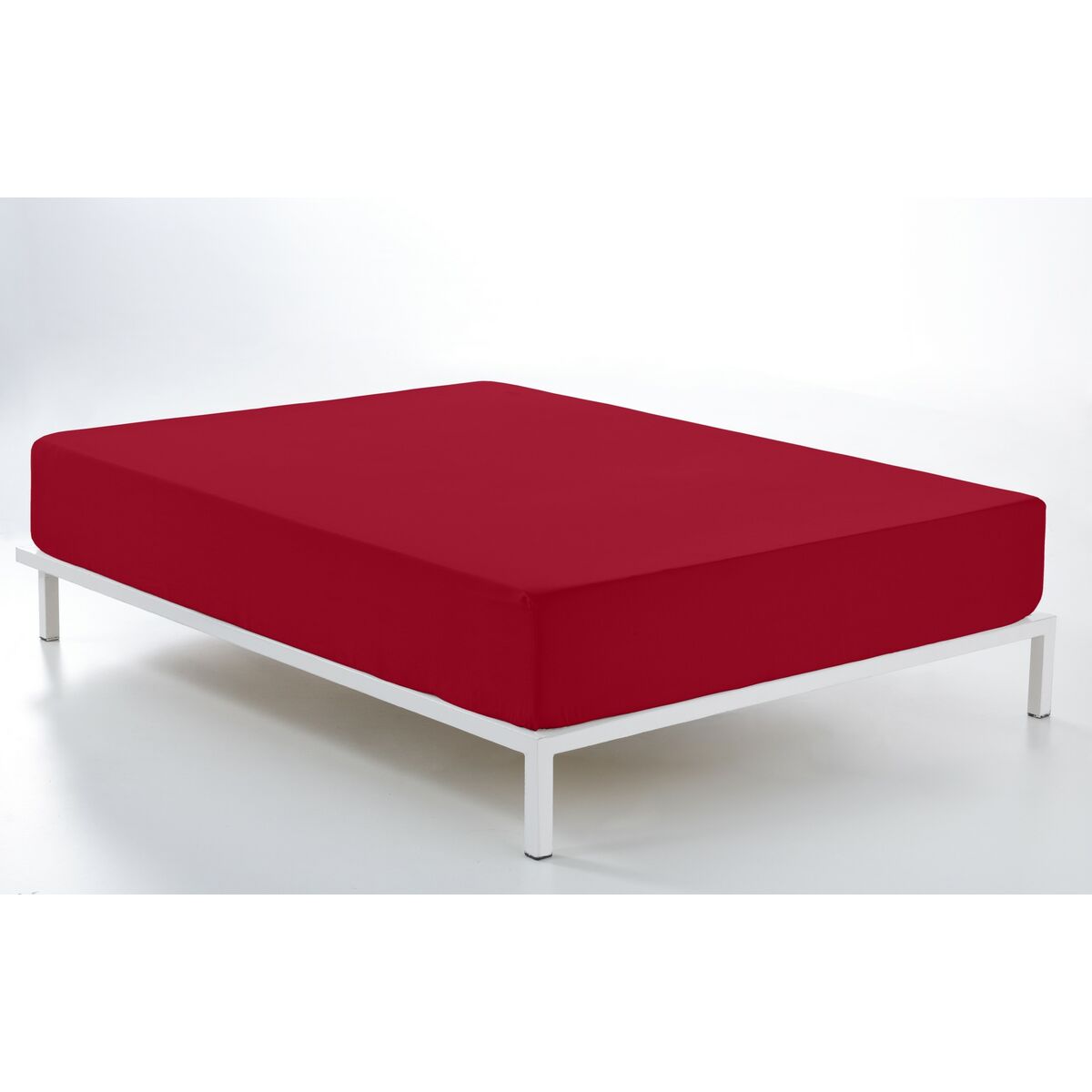Fitted sheet Alexandra House Living Burgundy 180 x 190/200 cm-2
