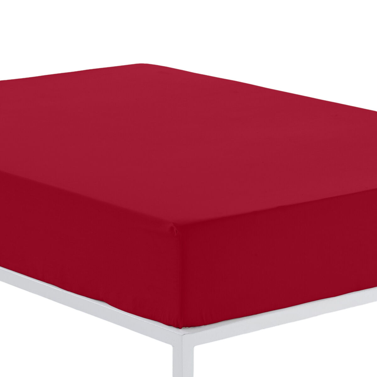 Fitted sheet Alexandra House Living Burgundy 180 x 190/200 cm-6