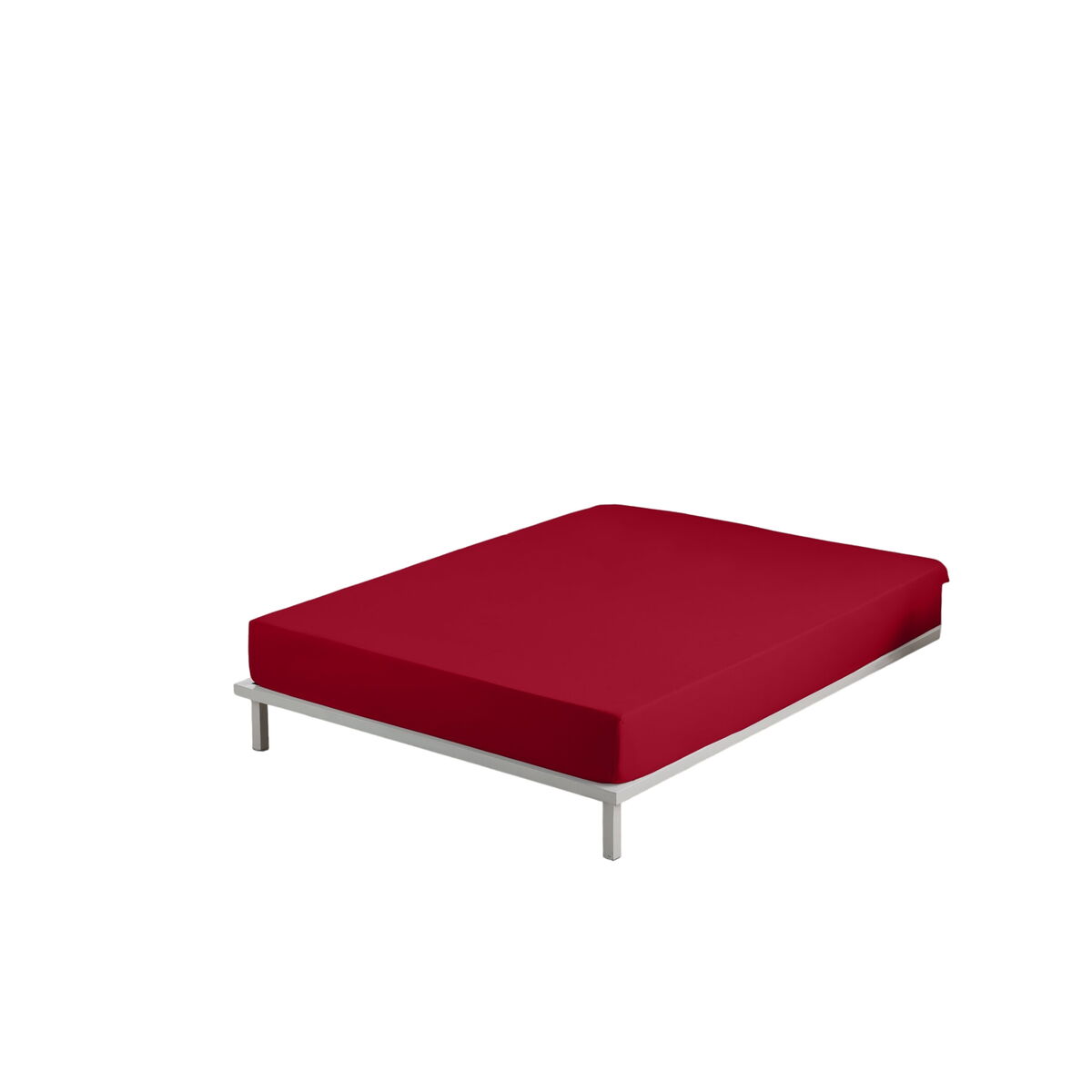 Fitted sheet Alexandra House Living Burgundy 180 x 190/200 cm-7