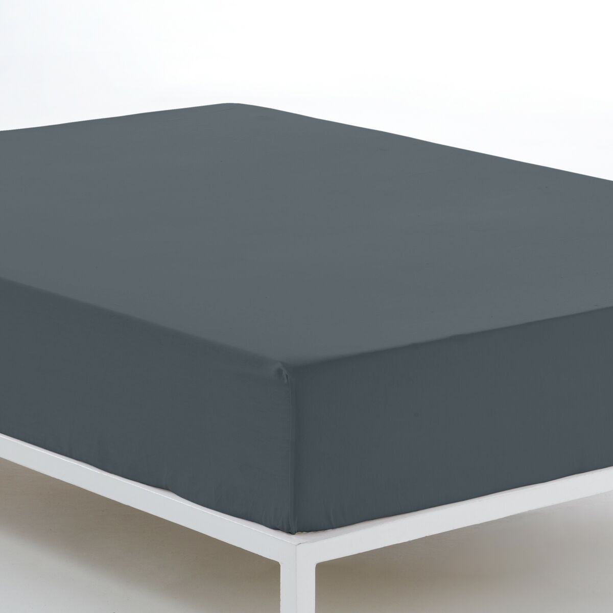Fitted sheet Alexandra House Living Grey 180 x 190/200 cm-3