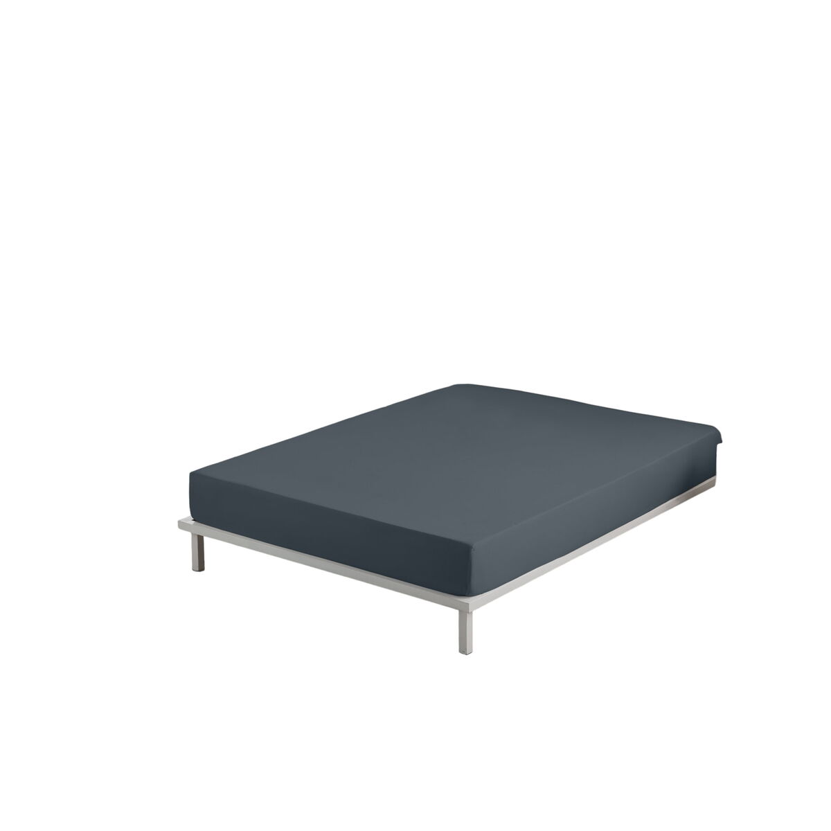 Fitted sheet Alexandra House Living Grey 180 x 190/200 cm-7
