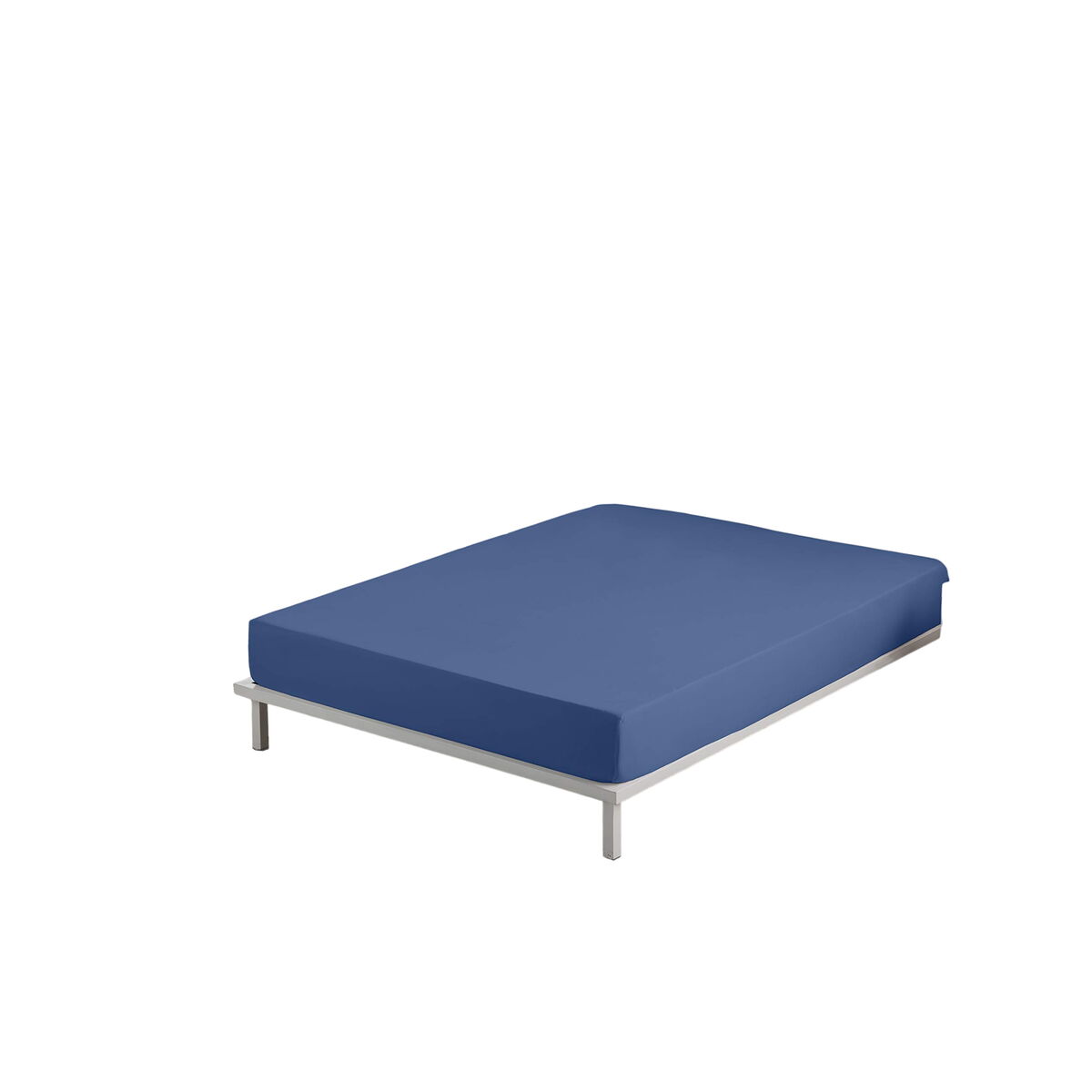 Alexandra House Living Fitted Sheet Blue 180 x 190/200 cm-7