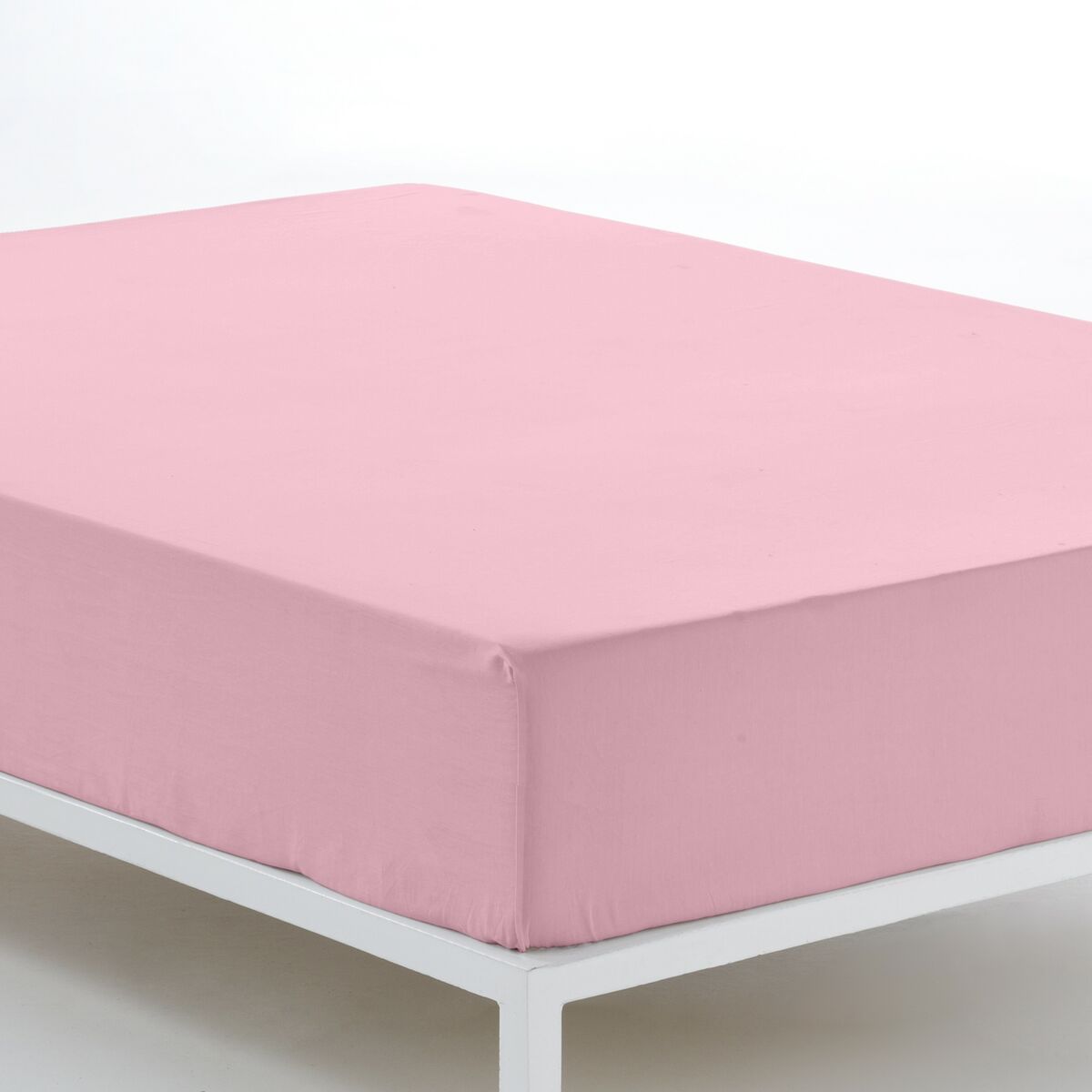 Alexandra House Living Fitted Bottom Sheet Pink 180 x 190/200 cm-3