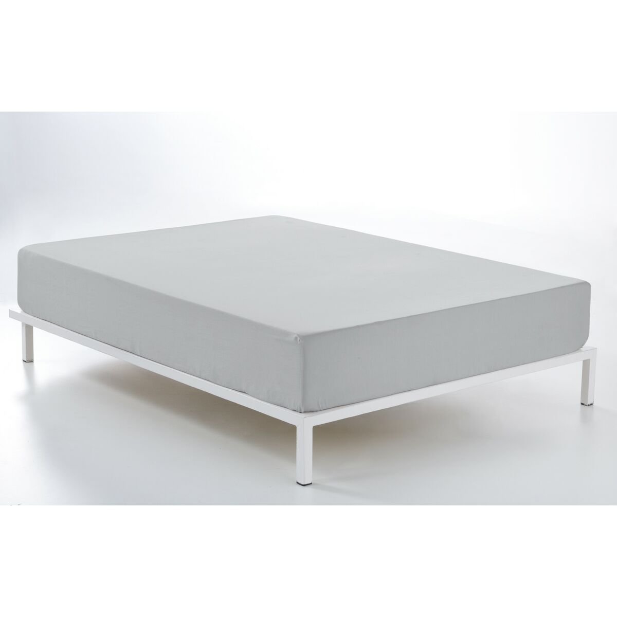 Passgenaues Blatt Alexandra House Living Perlgrau 190/200 x 200 cm-2