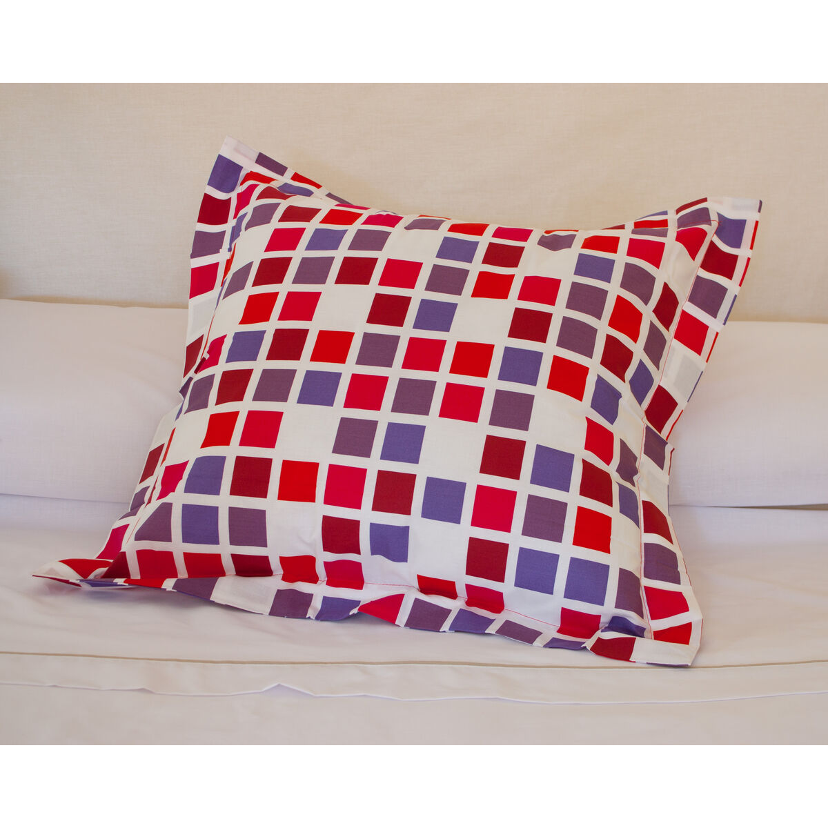Alexandra House Living Red Pillow Case 50 x 75 cm 55 x 55 + 5 cm photos-2