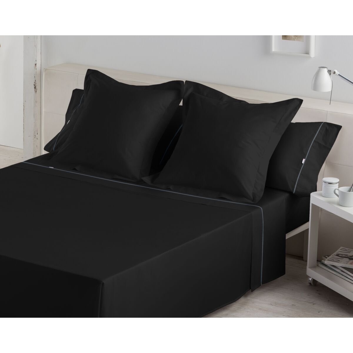 Nordic无填充袋Alexandra House Living Black 150 bed 4物品-5