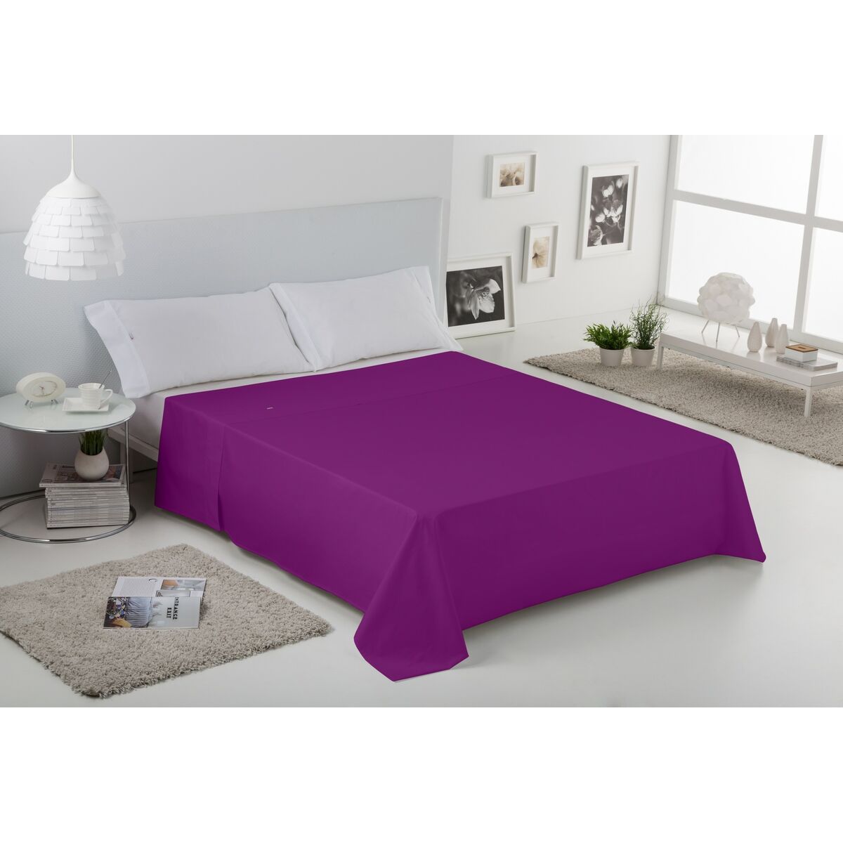 Foglia della tavoliera Alexandra House Living Viola 170 x 270 cm-5