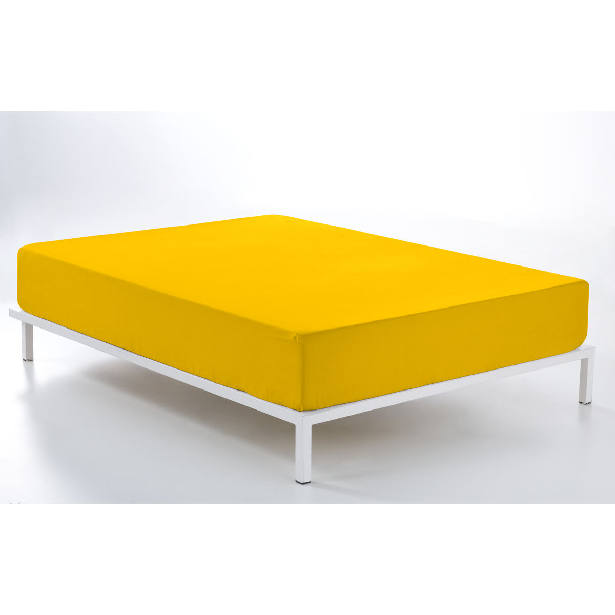 Folha inferior do Alexandra House Living Mostarda 135/140 x 190/200 cm-2