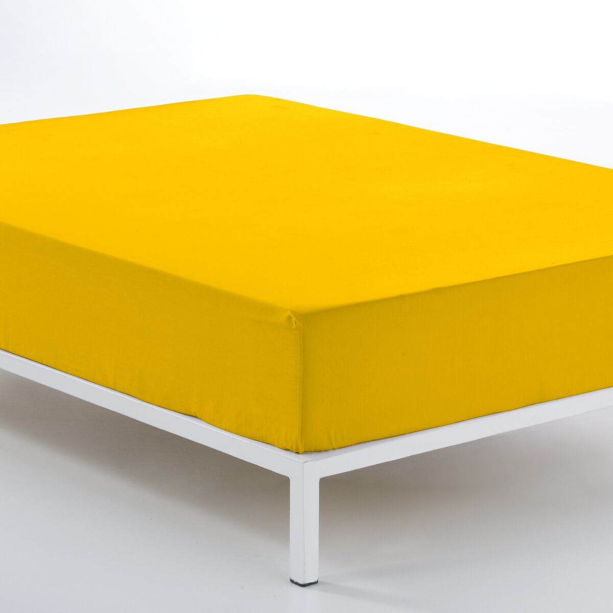 Folha inferior do Alexandra House Living Mostarda 135/140 x 190/200 cm-3