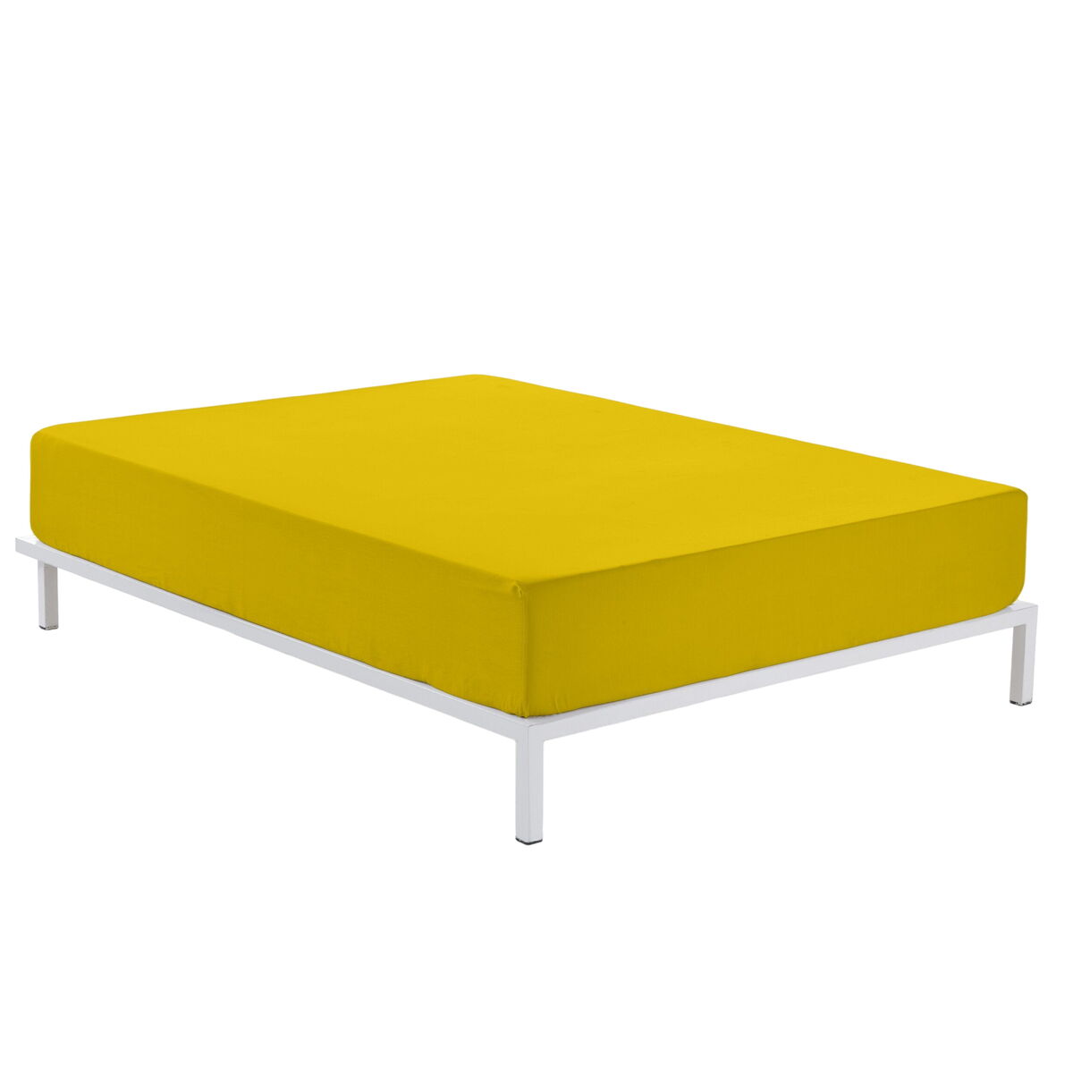 Folha inferior do Alexandra House Living Mostarda 135/140 x 190/200 cm-7