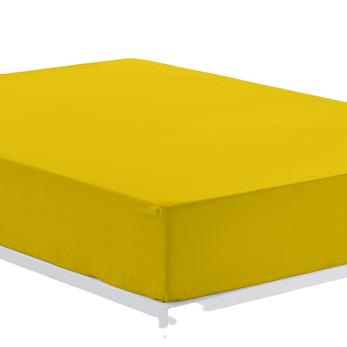 Folha inferior do Alexandra House Living Mostarda 135/140 x 190/200 cm-8