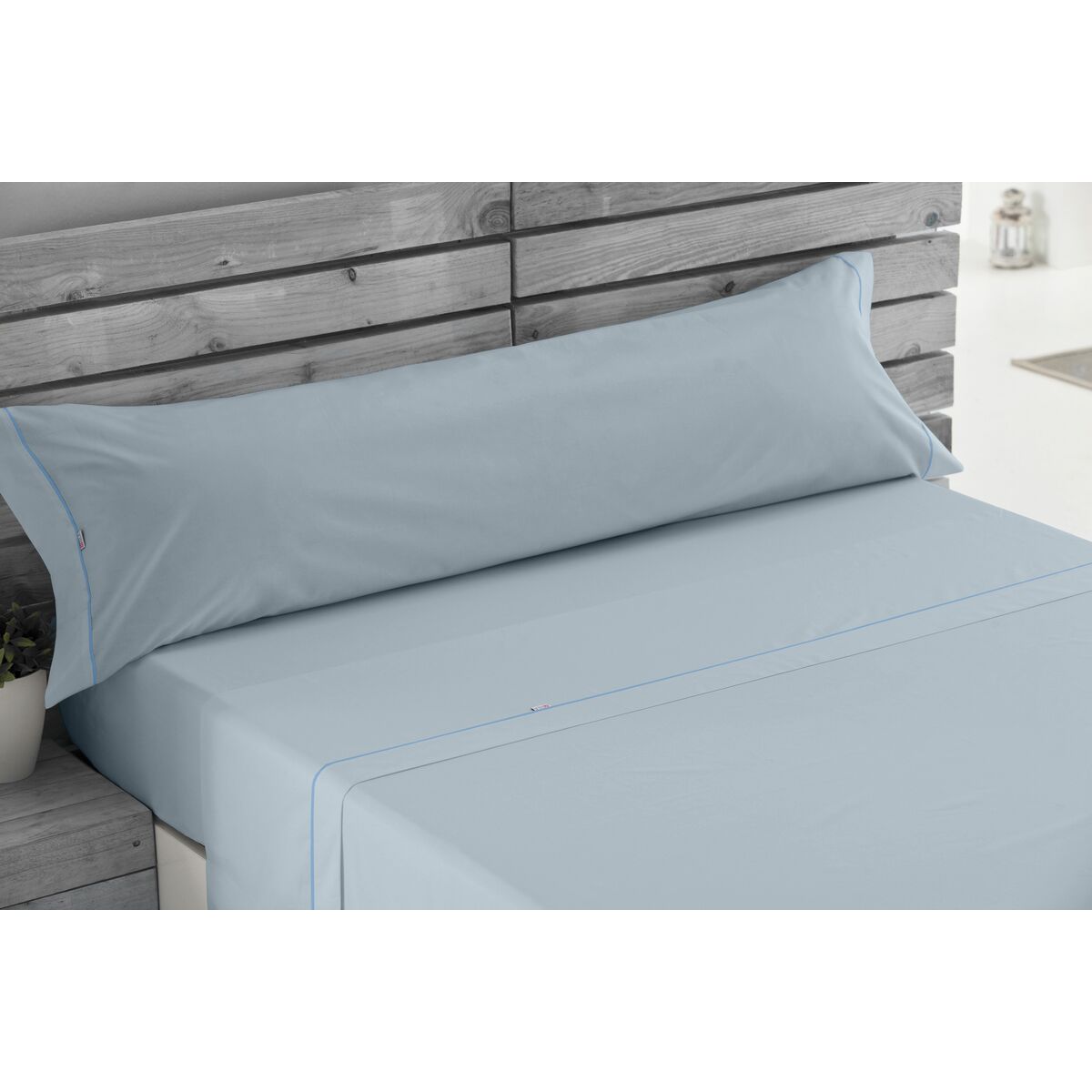 حقيبة نورديك شاغرة Alexandra House Living Blue Celeste 135/140 سرير 3 عناصر-3