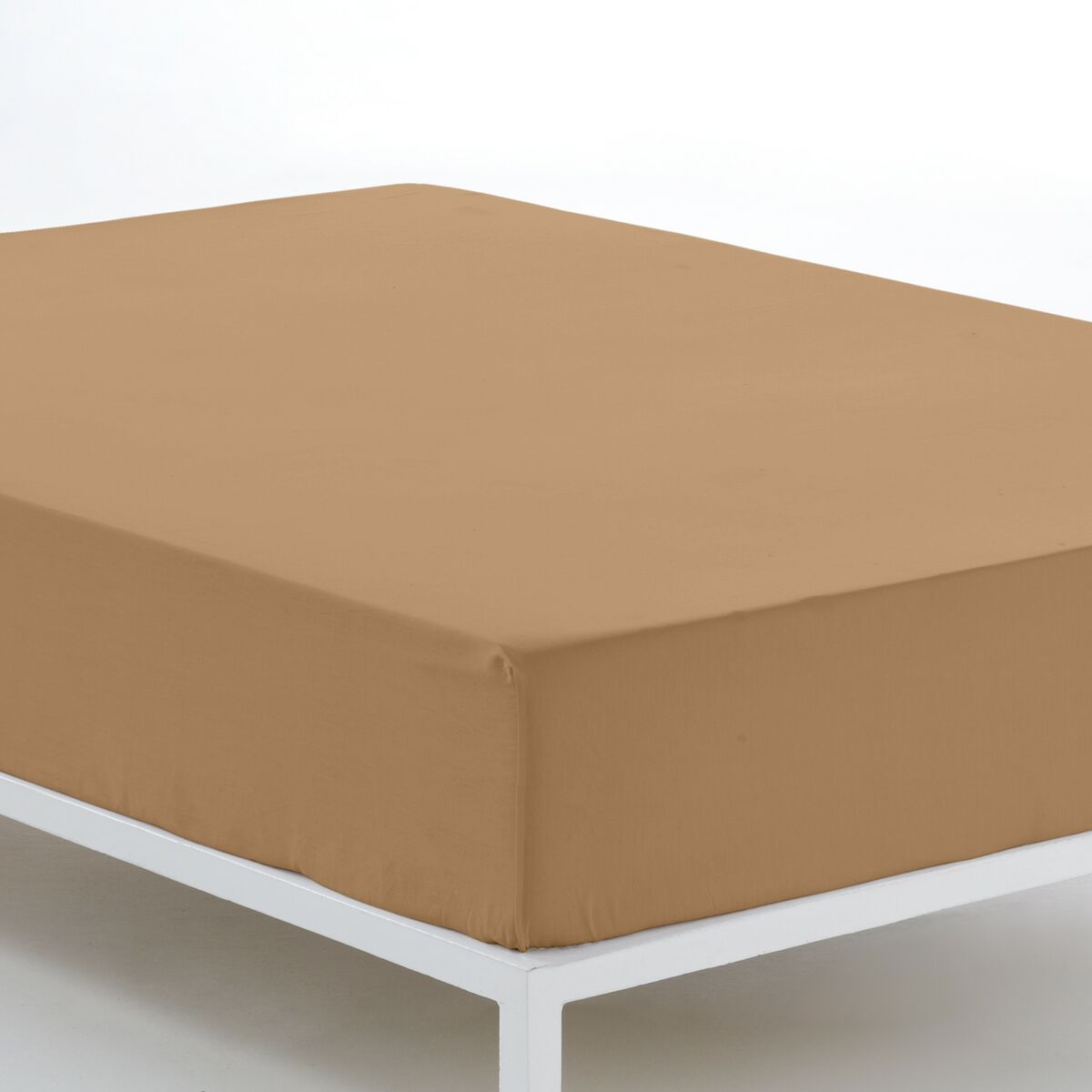 Hoja ajustada Alexandra House Living Marrón 180 x 200 cm-3