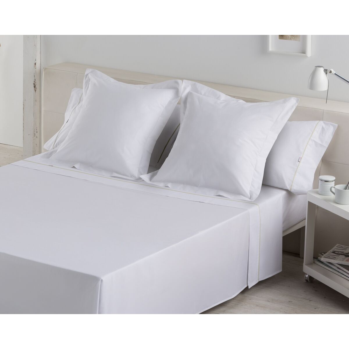 Saco Nordic sem preenchimento Alexandra House Living branco 135/140 cama 3 Itens-5