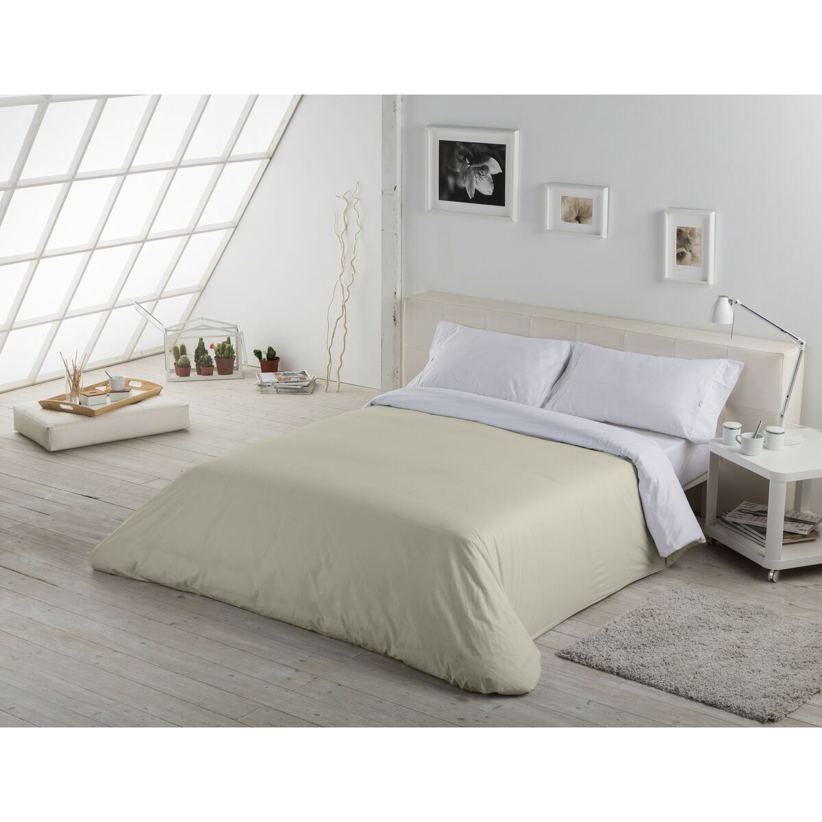 Пододеяльник Alexandra House Living Белый 260 x 240 cm-4