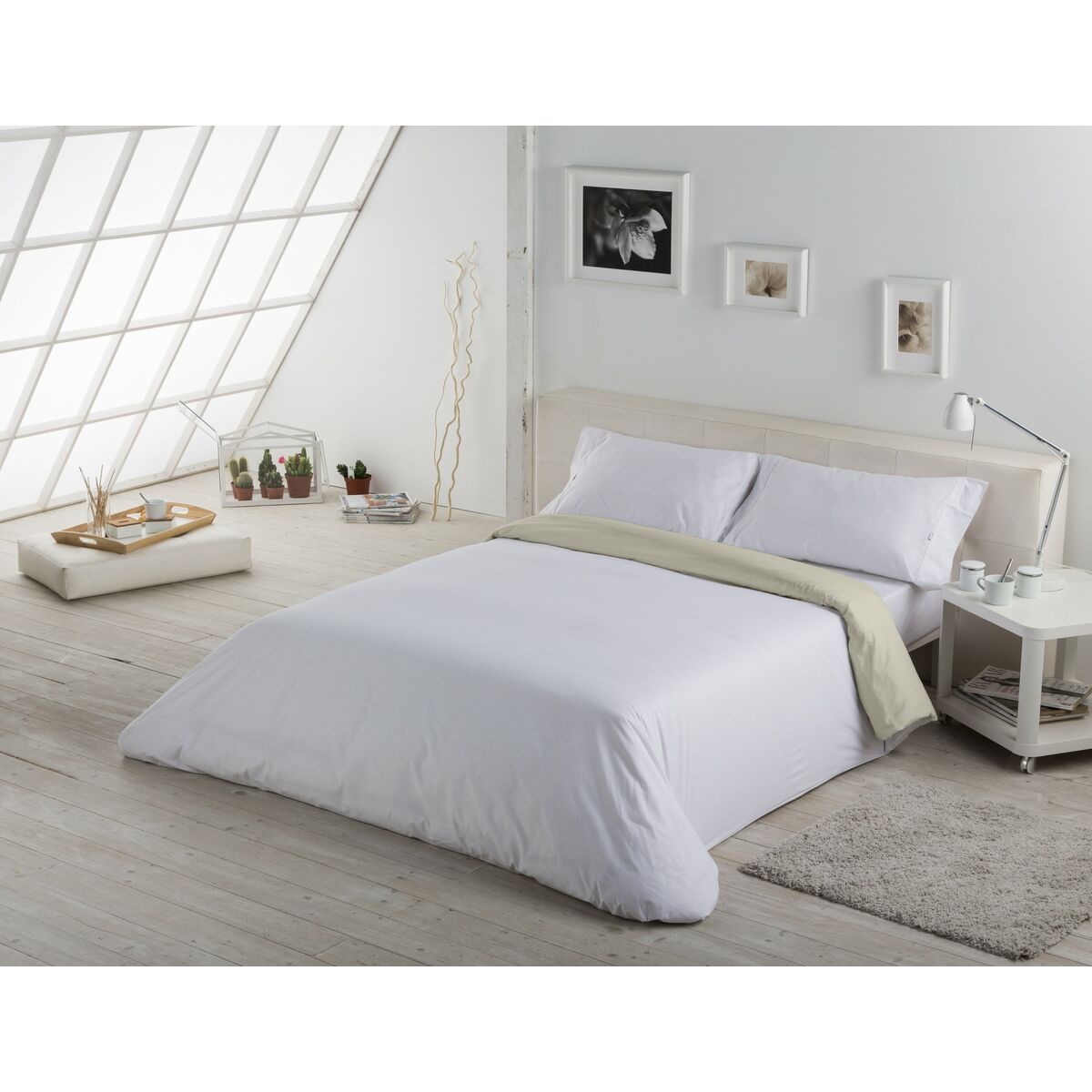 Пододеяльник Alexandra House Living Белый 260 x 240 cm-5