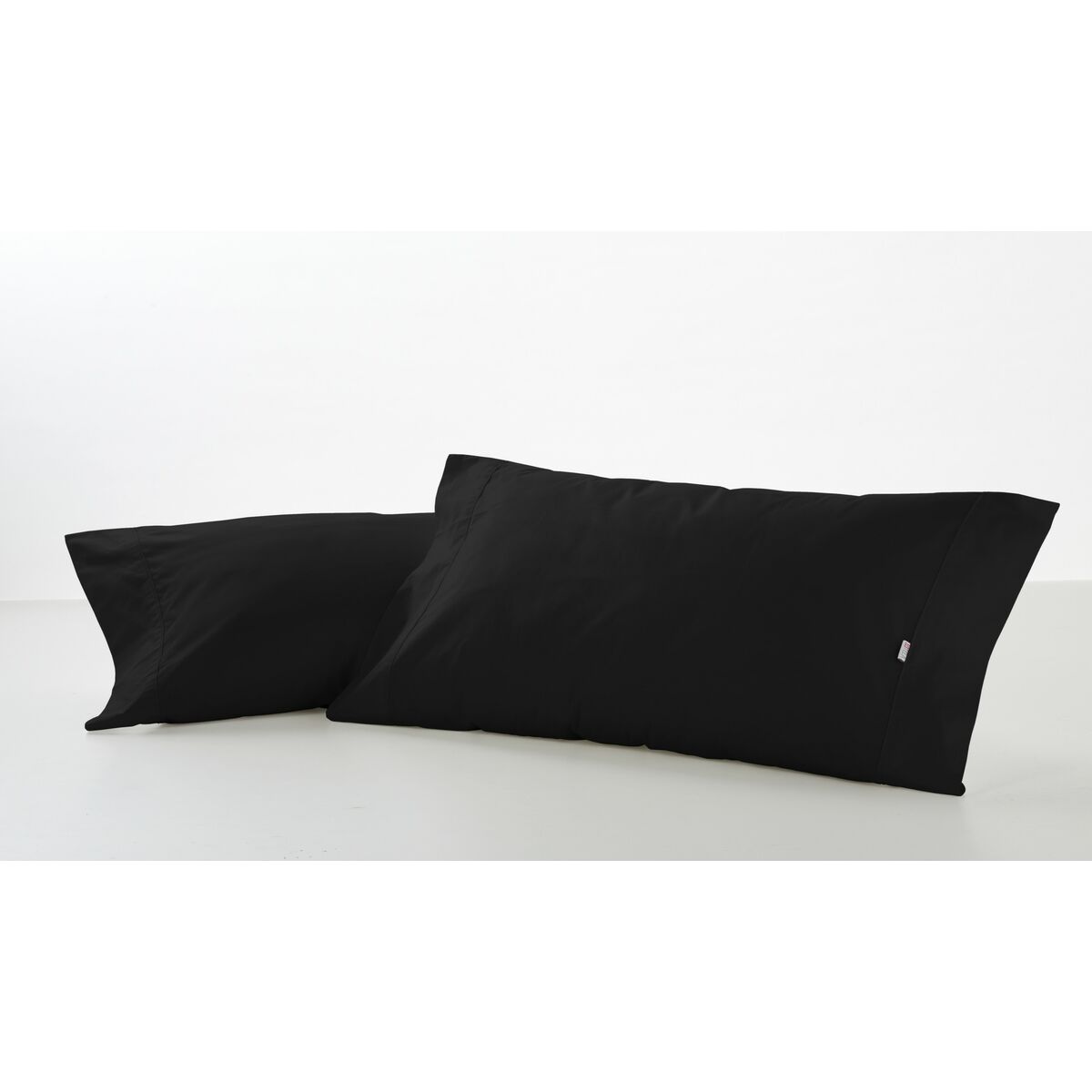 Kissenbezug Alexandra House Living Schwarz 45 x 95 cm (2 Stück)-2