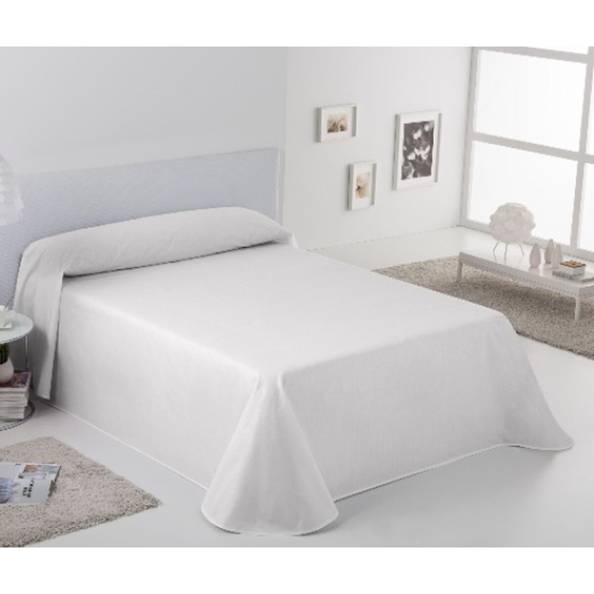 Постельное покрывало Alexandra House Living Rústico Белый 250 x 270 cm-2