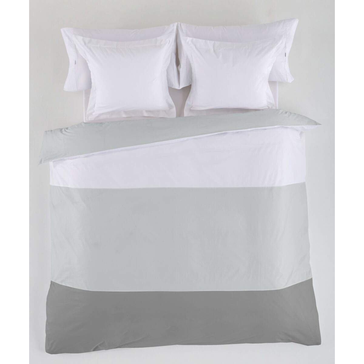 Alexandra House Living Duvet Cover Pearl Grey 180 x 220 cm-2