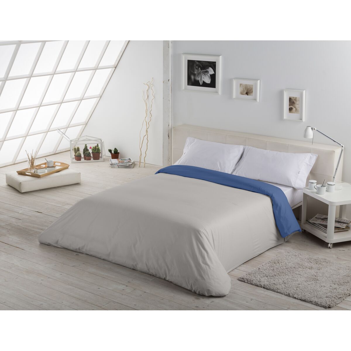Пододеяльник Alexandra House Living Синий 180 x 220 cm-4
