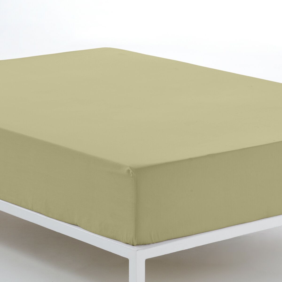 Fitted sheet Alexandra House Living Beige Camel 160 x 200 cm-3
