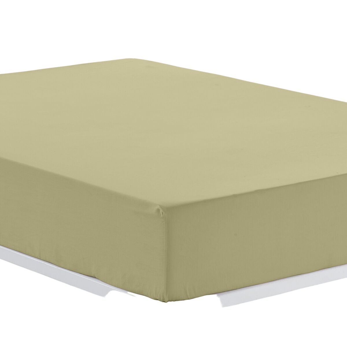 Fitted sheet Alexandra House Living Beige Camel 160 x 200 cm-6