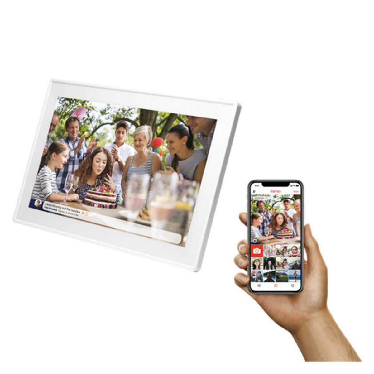 Цифровая фоторамка Denver Electronics Белый (15,6)-3