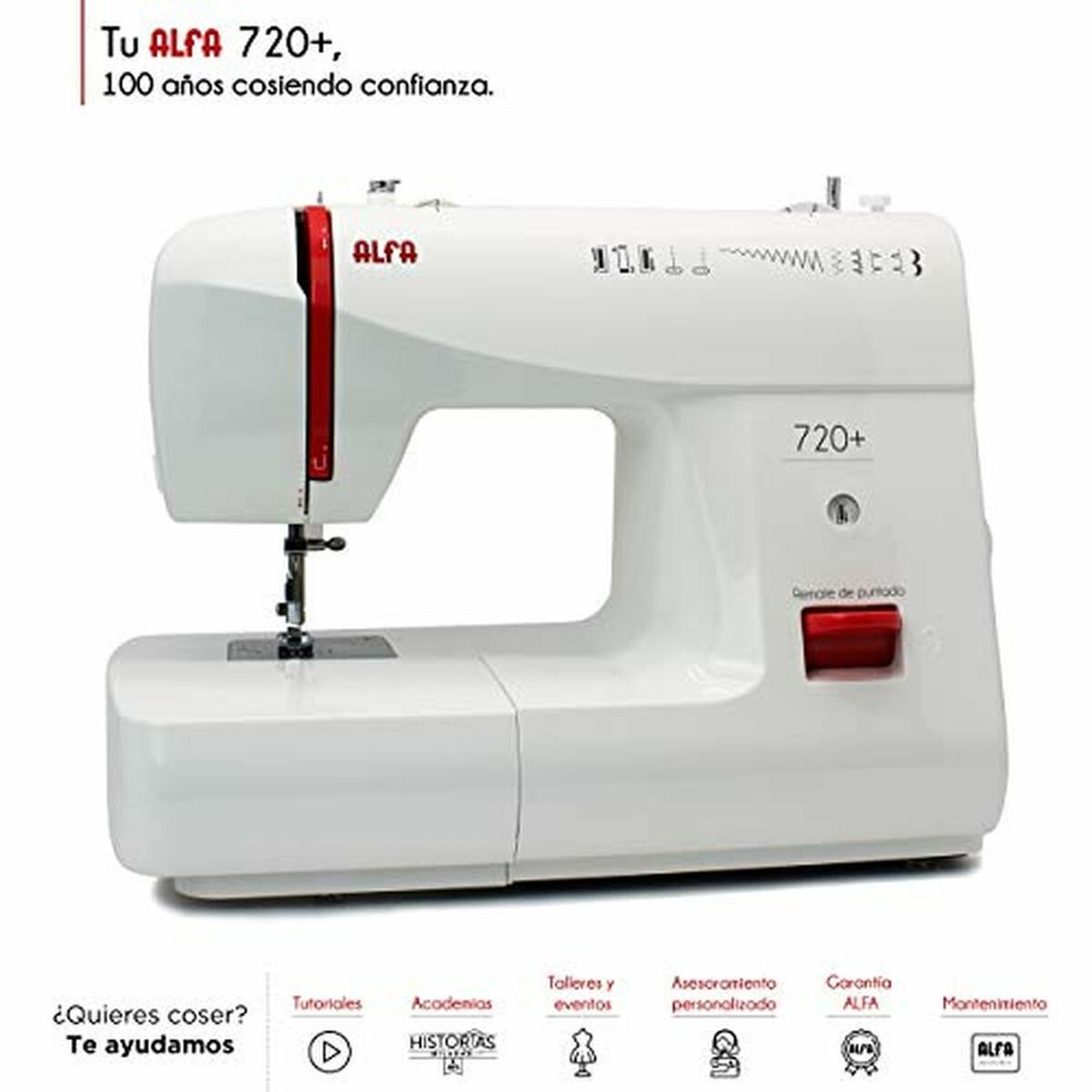 Macchina da cucire Alfa 720 + 9