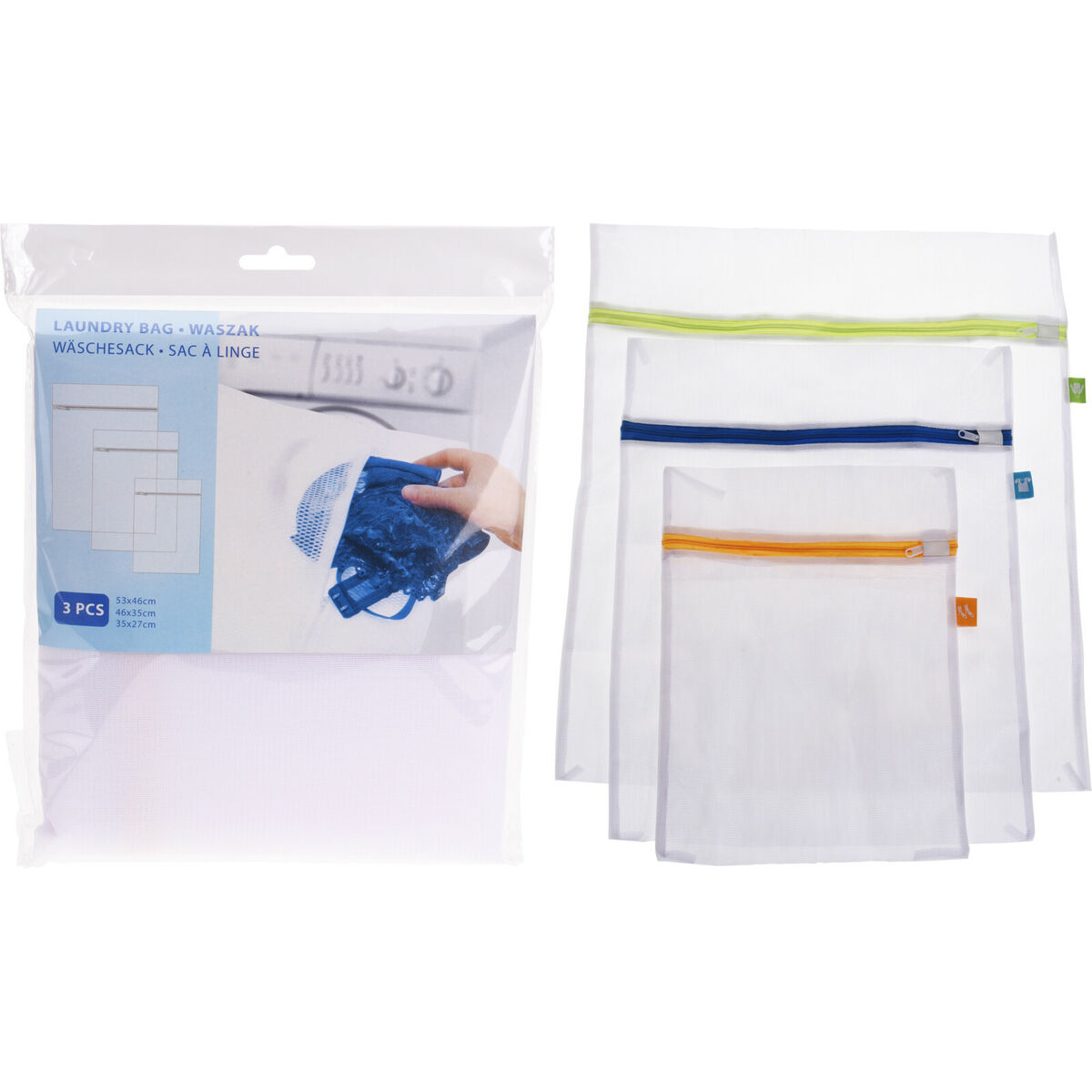 Bolsa de lavador Koopman CY5653240 Malha branca Retangular