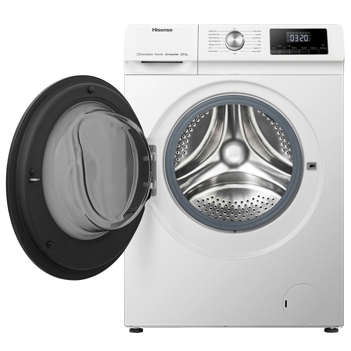Washer - Dryer Hisense WDQA8014EVJM 1400 rpm-3
