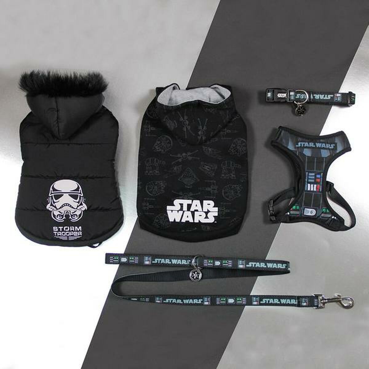 Собачий ошейник Star Wars Чёрный S/M-5
