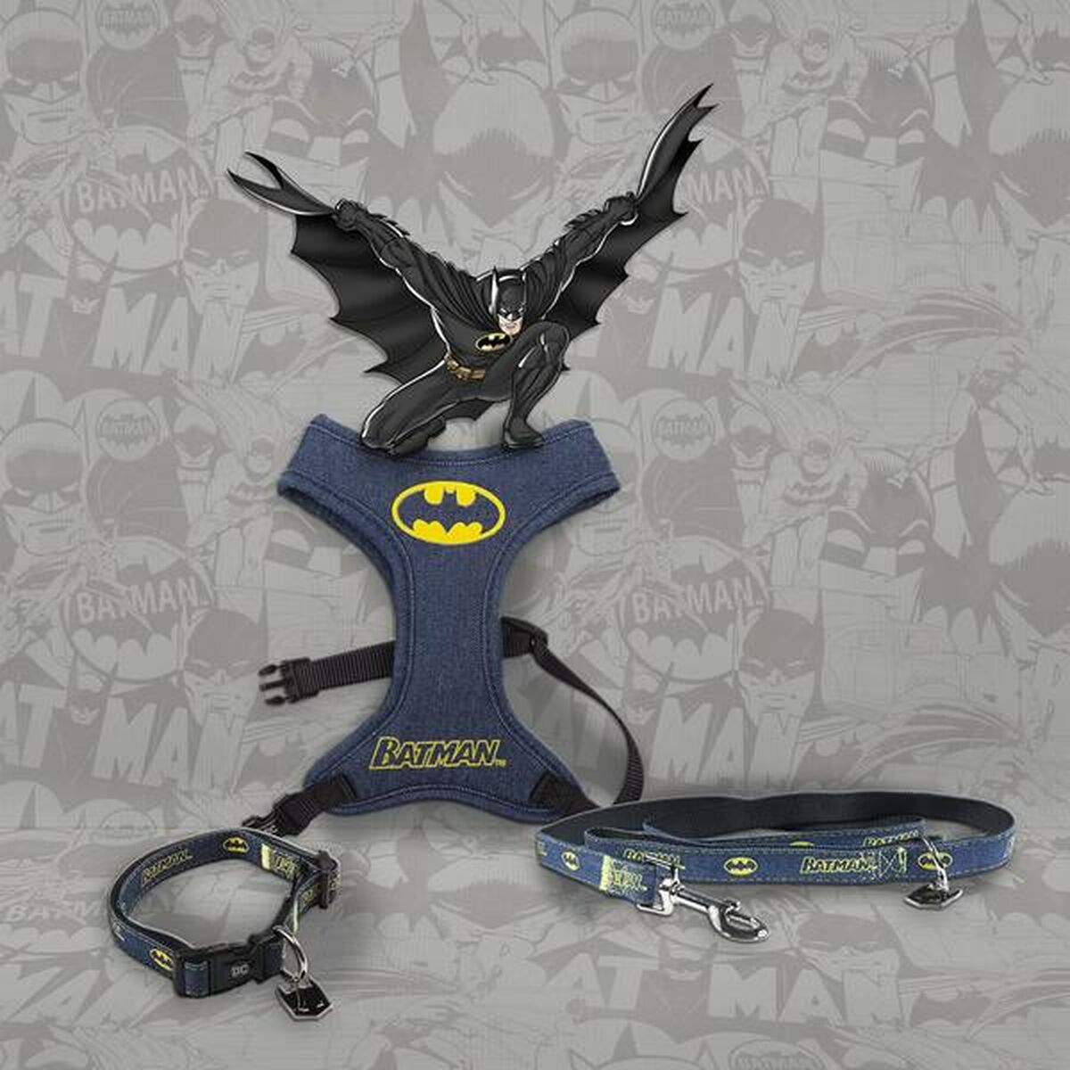 Упряжь для собак Batman Синий XS/S-7