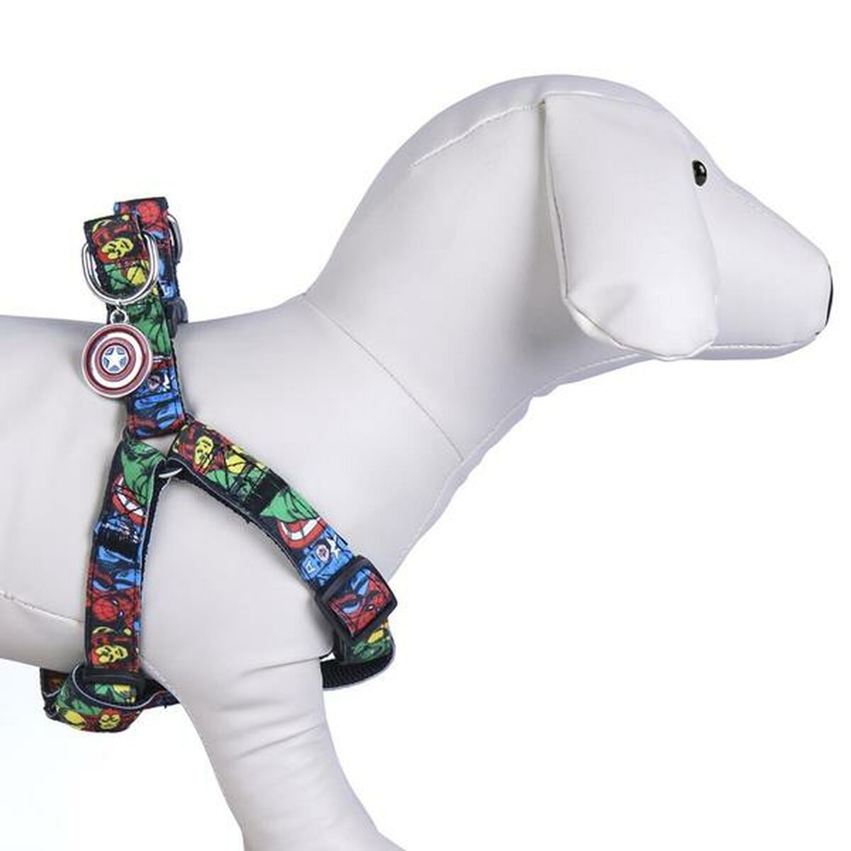 Marvel Dog Harness Black M/L-7
