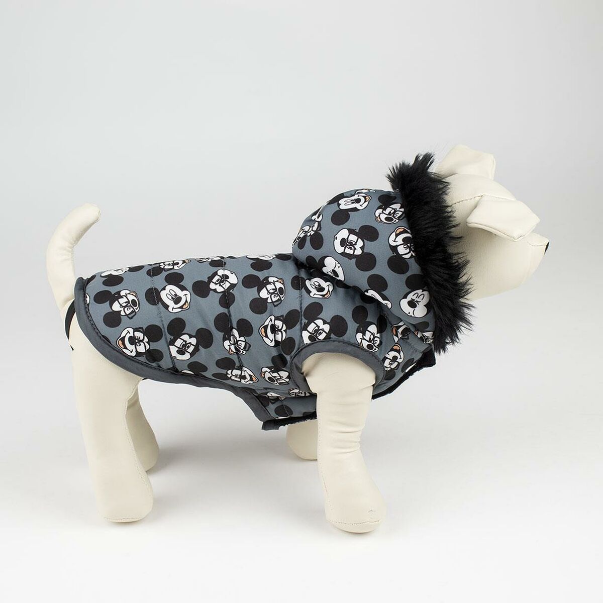 Mickey Mouse Grey Dog Coat-3
