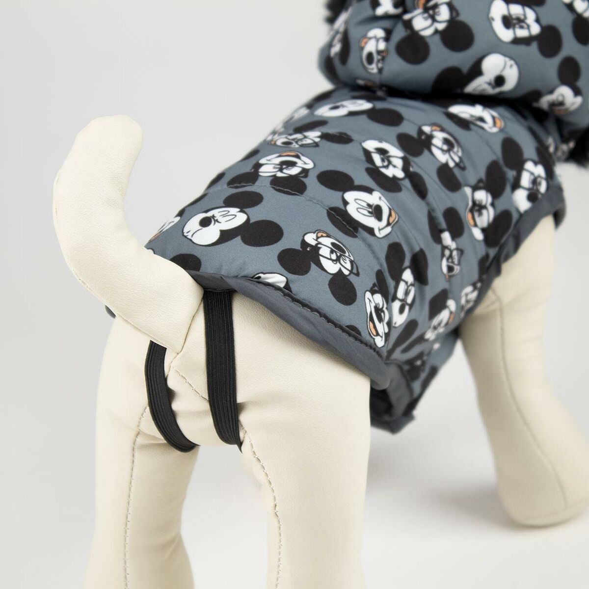 Mickey Mouse Grey Dog Coat-4