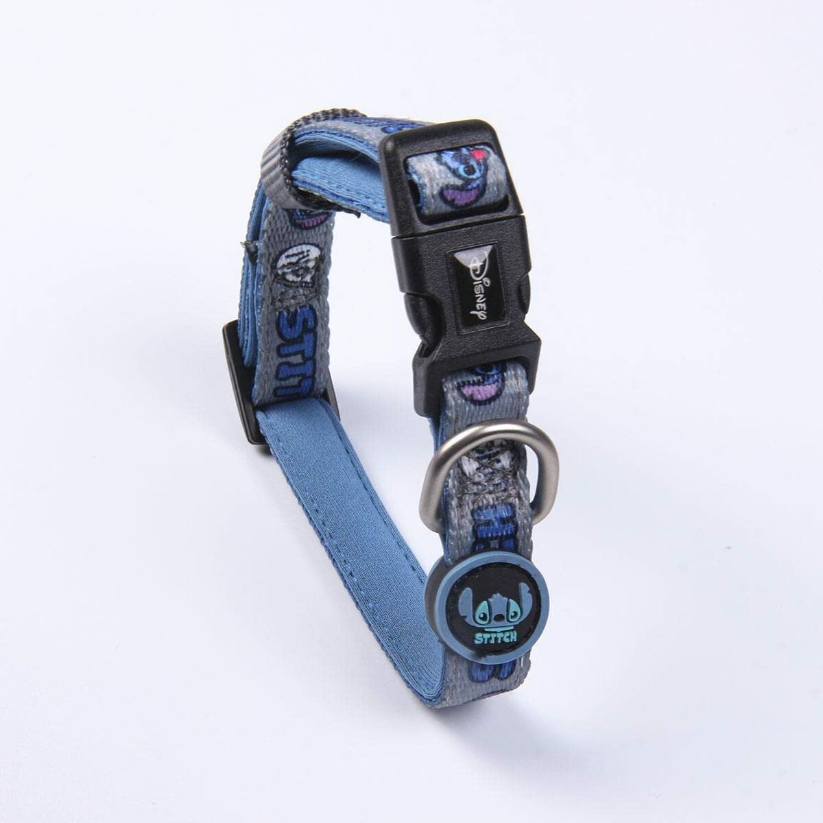 Собачий ошейник Stitch Темно-синий S/M-8