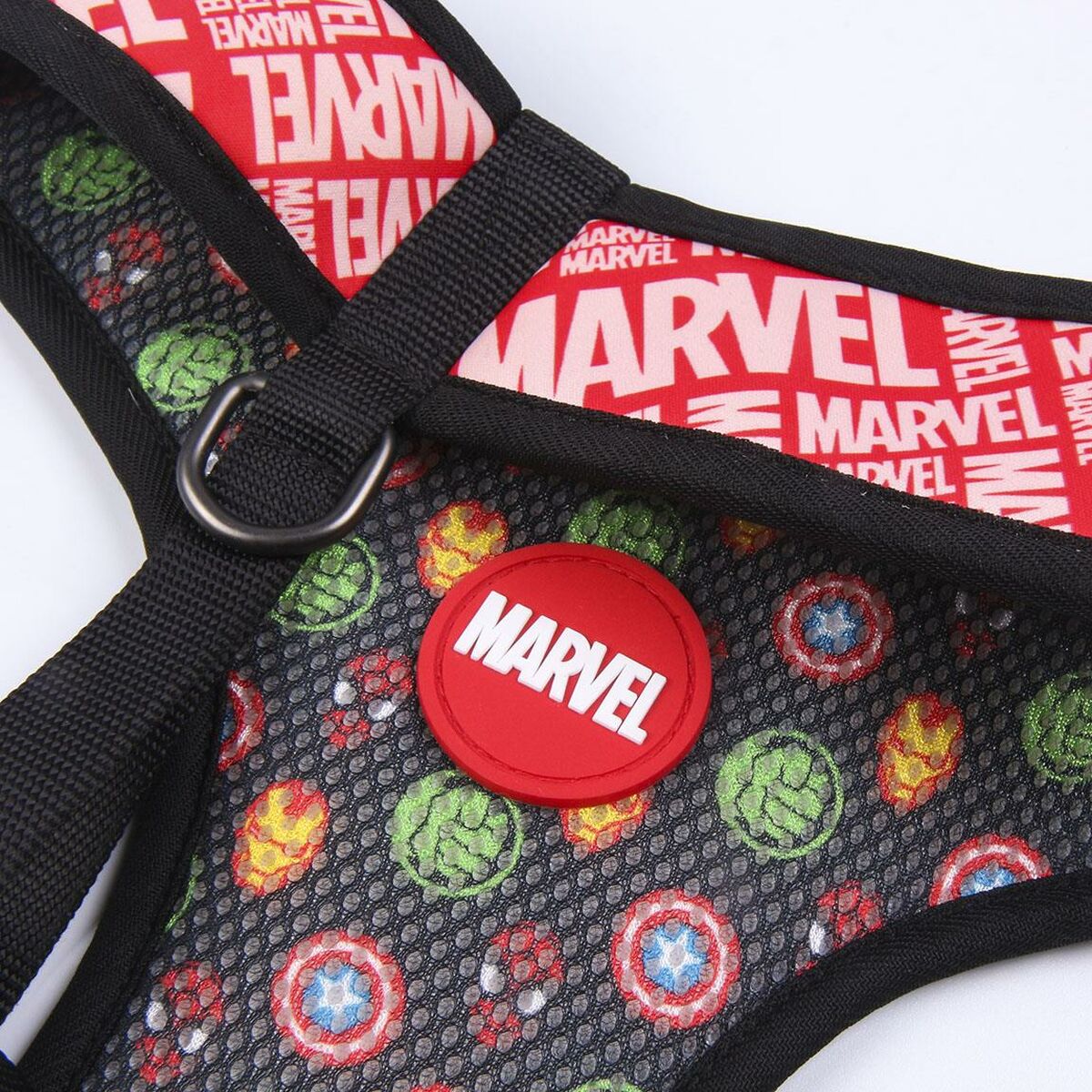 Упряжь для собак Marvel Двухсторонний S/M Красный-4