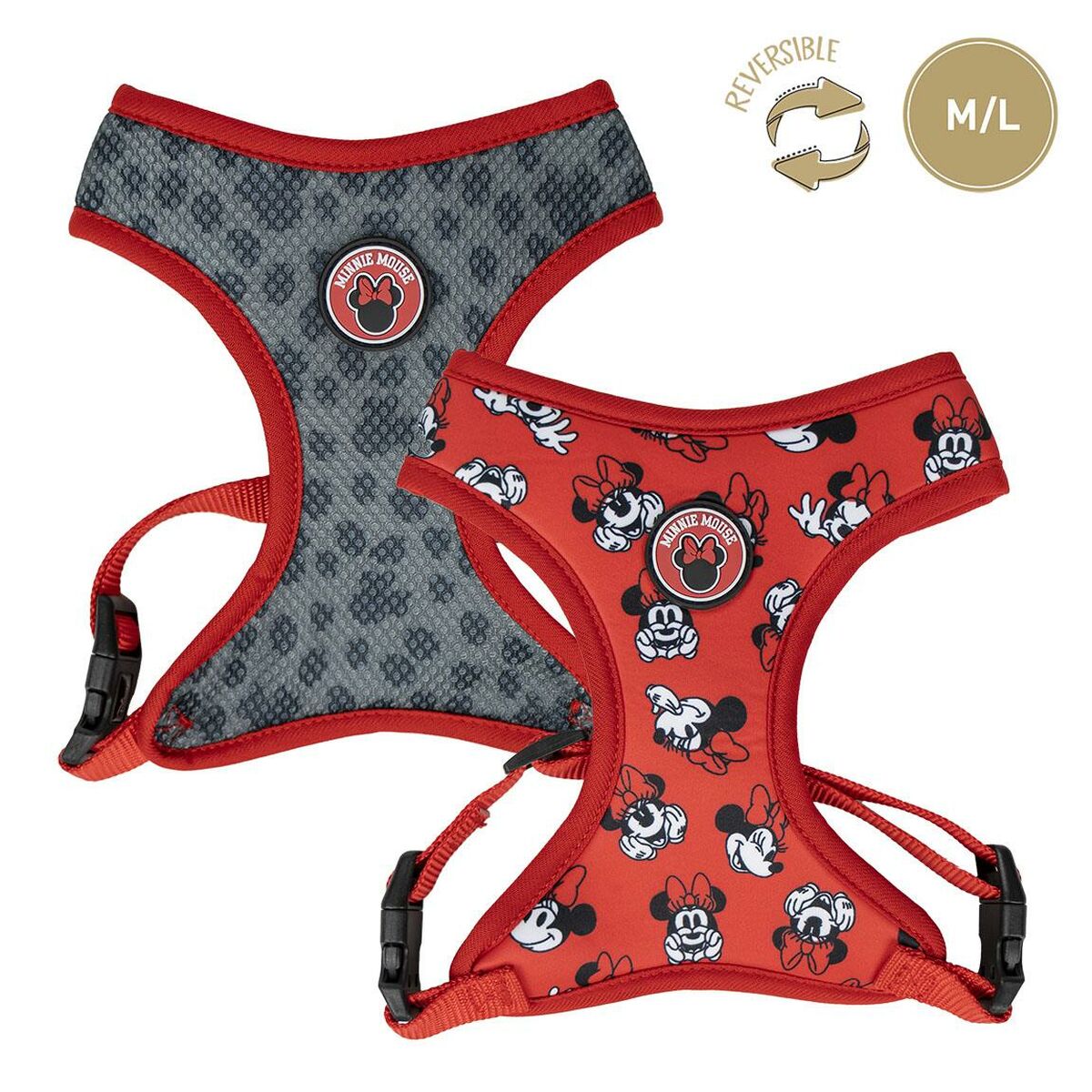 Упряжь для собак Minnie Mouse M/L Красный-4