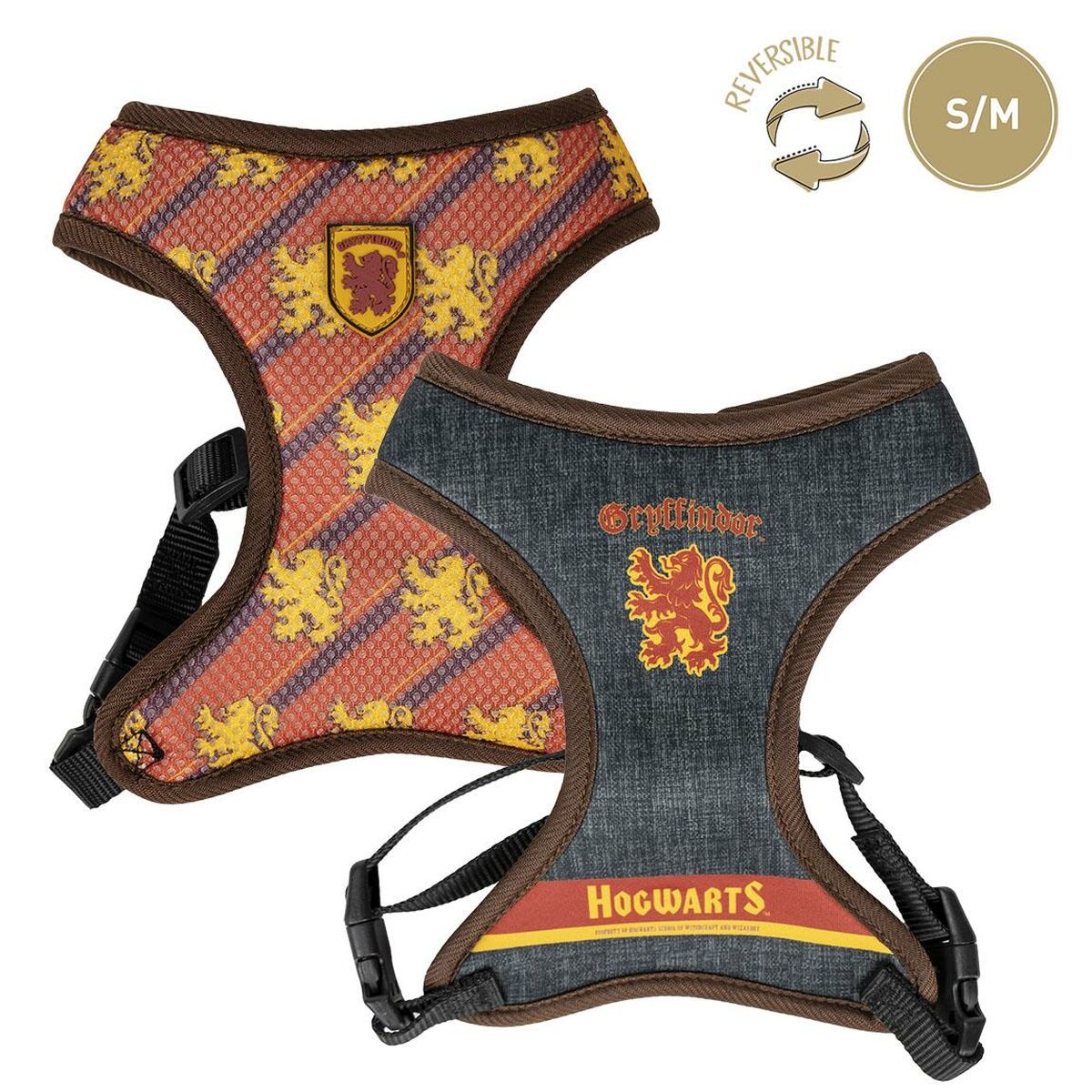 Упряжь для собак Harry Potter Двухсторонний Красный S-5