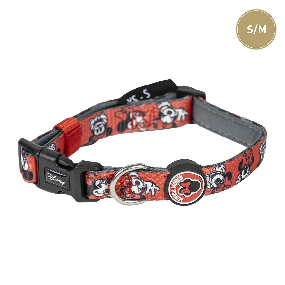 Собачий ошейник Minnie Mouse S/M Красный-6