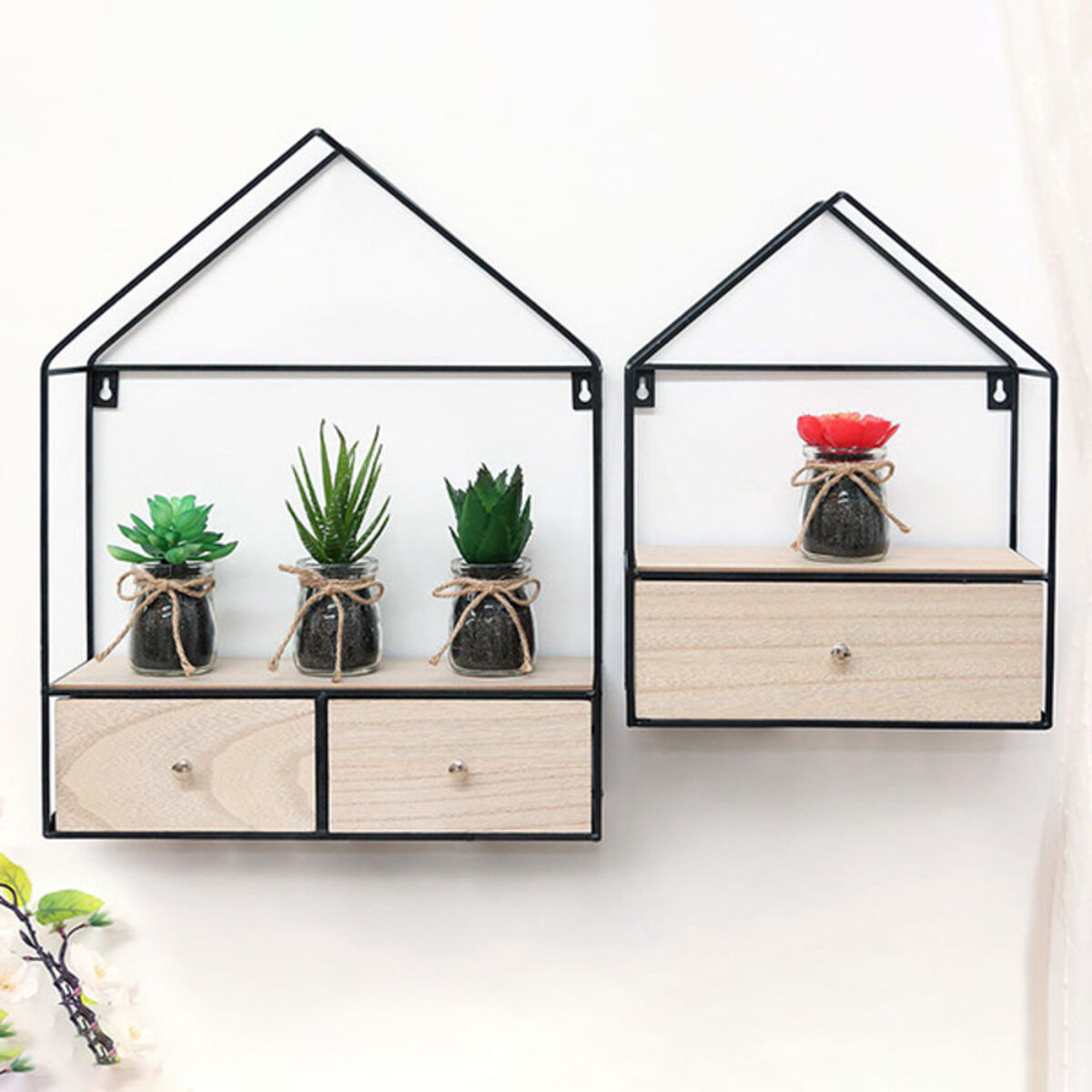 Brown Metal Drawer Cabinet-2