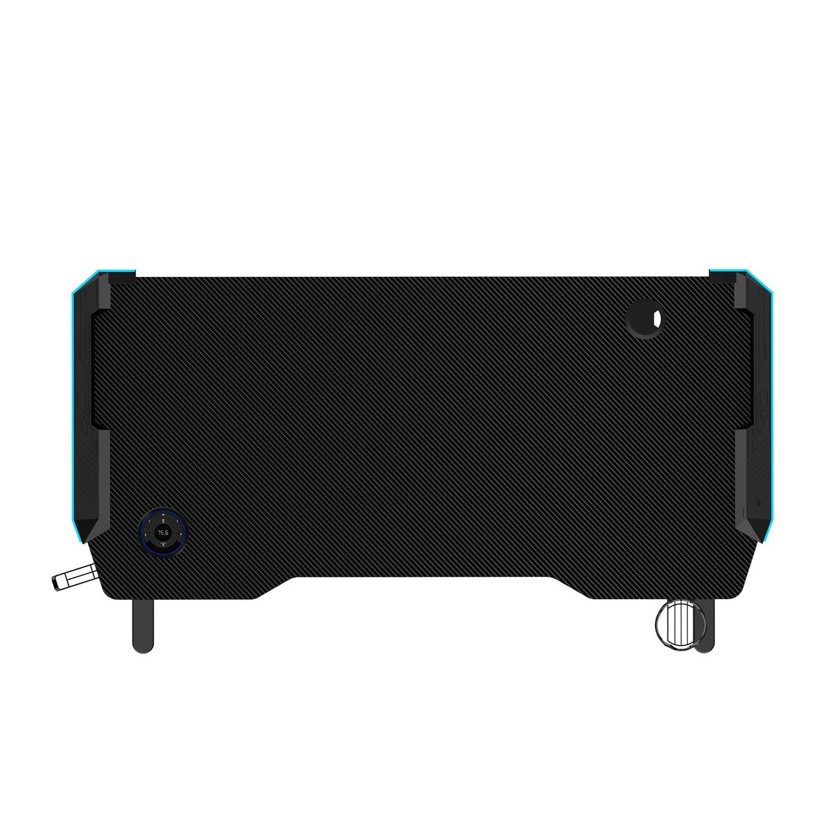 Письменный стол Gaming Loctek Чёрный Деревянный 125 X 60 X 1,8 CM  (Пересмотрено A)-3