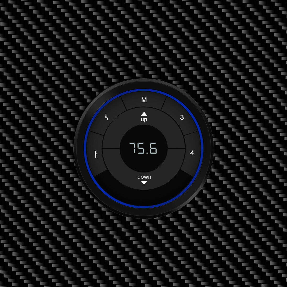 Письменный стол Gaming Loctek Чёрный Деревянный 125 X 60 X 1,8 CM  (Пересмотрено A)-4