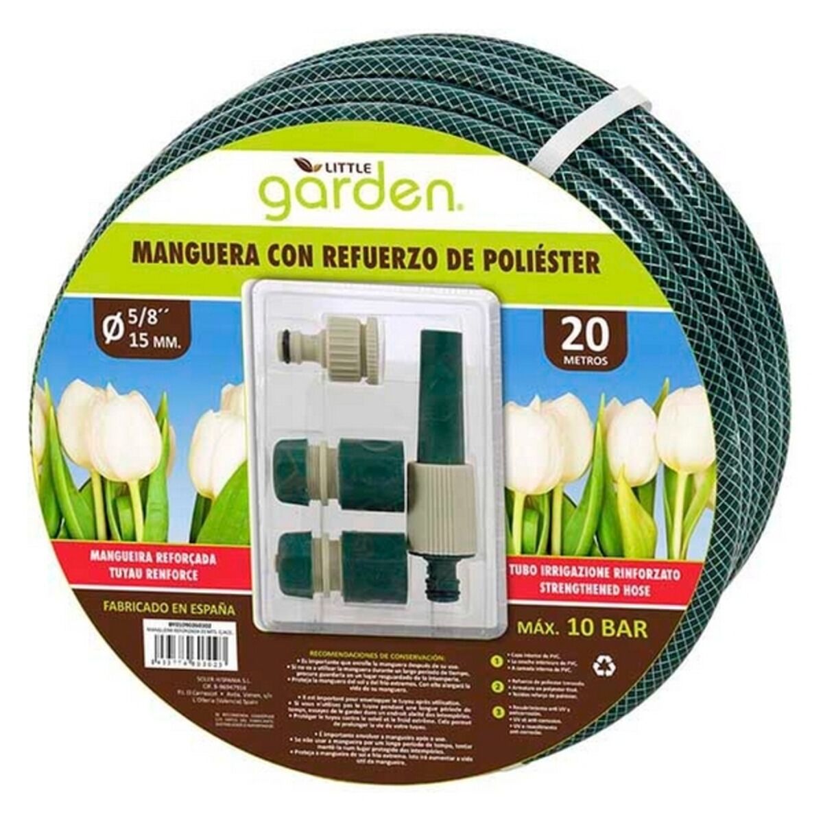 Little Garden жабдықтары бар шлангілер жиынтығы-3