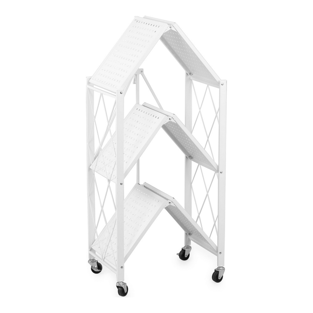 Confortime Shoe Stand Metal White (70 x 34 x 87 cm)-2