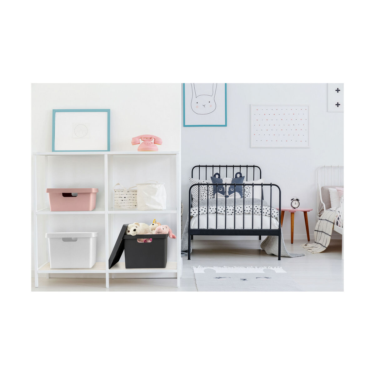 Контейнер для хранения с крышкой Confortime Квадратный С крышкой 10 L-4