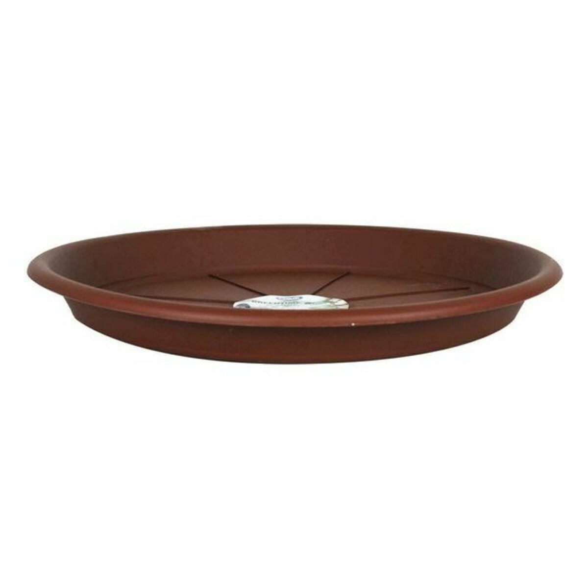Yeşil Zaman 55623 Kahverengi Pot Tabağı (6 adet) (Ø 32 cm)-2