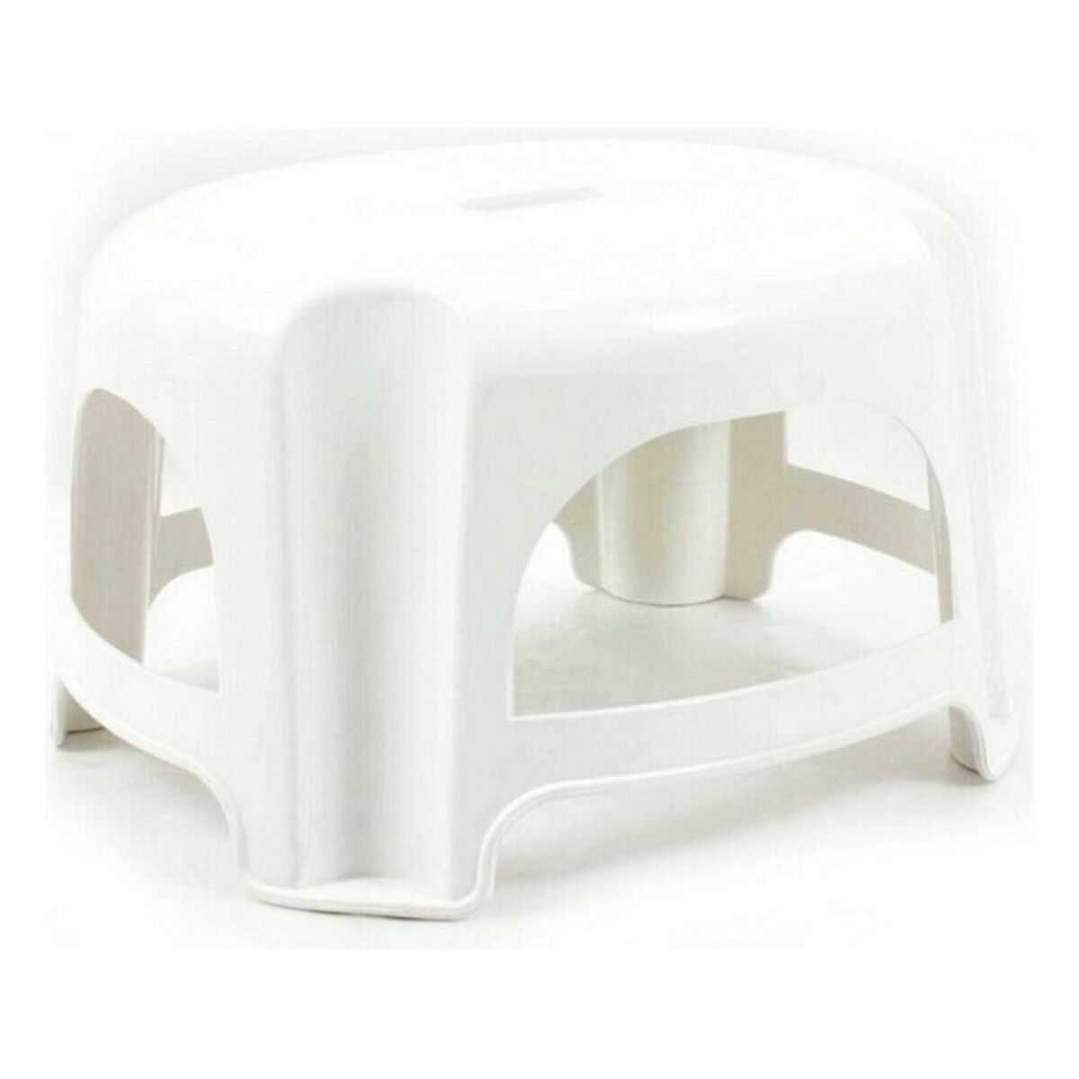 Stool Dem Sabin White 33 x 28 x 18 cm (12 pieces)-2