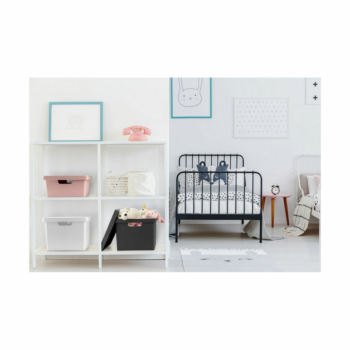 Контейнер для хранения с крышкой Confortime 17 L С крышкой Прямоугольный (6 штук)-3