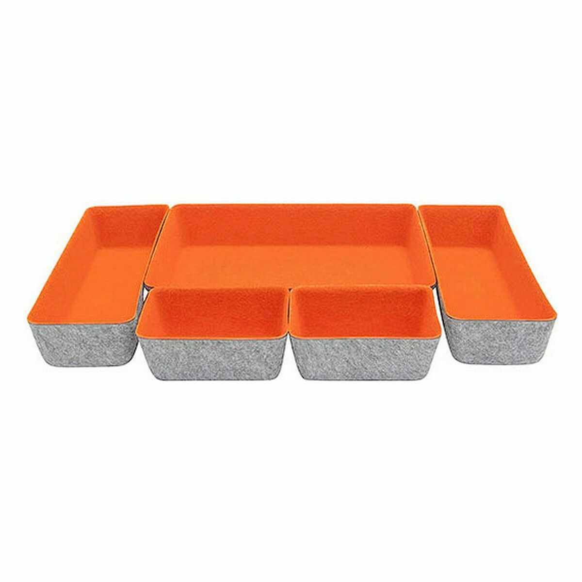 Confortime Basket Set 5 Felt Items 27.5 x 20 x 5.3 cm (5 Items) (6 pieces)-2